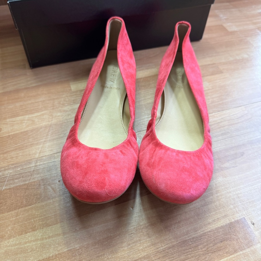 J. crew cece ballet flats in fuchsia size 8 - Picture 4 of 14